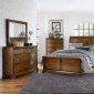 Terron Bedroom Set 1909RF in Medium Oak w/Options