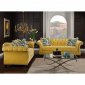 Antoinette II SM2223 Sofa in Royal Yellow Fabric w/Options