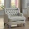 Nevaun Sofa 8246GY in Light Gray AirHyde - Homelegance w/Options