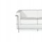 F02 Nube Sofa in White Leather by At Home USA w/Options