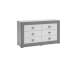 Margo Bedroom in White & Gray by ESF w/ Options