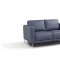 Astonic Sofa LV00212 in Blue Leather by Mi Piace w/Options