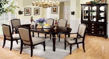 CM3970T Harrinton Dining Table in Dark Walnut w/Optional Items [FADS-CM3970T Harrinton]