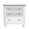 Cassie Bedroom Set in White & Silver by Global w/Options