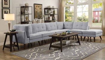 Churchill Modular Sectional Sofa in Grey Fabric by Coaster [CRSS-551301 Churchill]