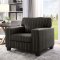 Pingree Sofa CM6034 in Dark Gray Linen-Like Fabric w/Options