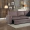 Welty Reversible Sectional 8211 in Light Brown by Homelegance