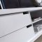 Duke TV Stand in High Gloss White Lacquer by Casabianca