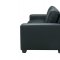 U801 Sofa & Loveseat Set in Black PVC by Global w/Options