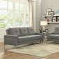 Dorian Adjustable Sofa & Loveseat 52810 in Gray Linen by Acme