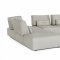 Enjoy Sectional Sofa in Gray White Full Leather by VIG