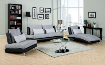 Saillon Sofa CM6111 in Fabric & Leatherette w/Options [FAS-CM6111 Saillon]