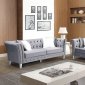 LCL-004 Sofa & Loveseat Set in Gray Velvet