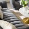 Entertain Sofa in Gray Velvet Fabric by Modway w/Options