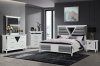 Marco Bedroom in Metallic White by Global w/Options