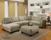 Messina Copper Modern Sectional Sofa w/Optional Items