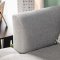 Blaenavon Sofa SM8826 in Silver Chenille Fabric w/Options