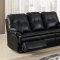 U1078 Motion Sofa Black Printed Fabric by Global Furniture USA