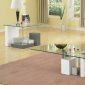 Shelley Coffee Table 3Pc Set in White & Gray by Chintaly