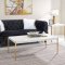 Otrac Coffee Table 3Pc Set LV00034 in White & Gold by Acme