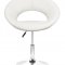 Black or White Contemporary Leatherette Bar Stool