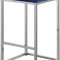 Nicola Counter Stool 904 Set of 2 Navy Velvet Fabric -Meridian