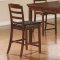 Medium Brown Finish Classic 5Pc Counter Height Dining Set