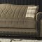 Orient Sofa Bed & Loveseat Set in Brown Fabric