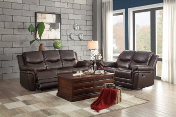 St Louis Park Motion Sofa 8515BRW by Homelegance w/Options [HES-8515BRW St Louis Park]