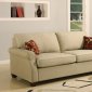 Taupe Fabric Modern Convertible Sofa Bed w/Optional Size