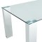 Staunch Dining Table Glass Top & Stainless Steel Legs by Modway