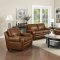 Matera Sofa & Loveseat Set in Brown Leather w/Options