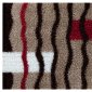 Modern M6001 Brown-Red Area Rug