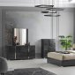 Giulia Bedroom in Gloss Pattern Gray by J&M w/Optional Casegoods