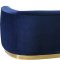 Julian Sofa 620 in Navy Velvet Fabric by Meridian w/Options