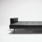 Cassius Black Leatherette Convertible Sofa Bed