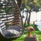 Fiona Outdoor Hanging Lounge Chair Anthracite by Bellona