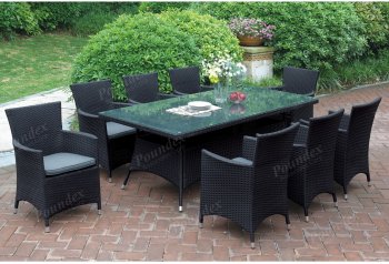 218 Outdoor Patio 7Pc Table Set by Poundex w/Options [PXOUT-218]