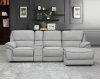 U141 Power Reclining Sectional Sofa in Light Gray by Global