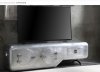 Brancaster TV Stand 91358 in Aluminum by Acme