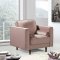 Emily Sofa 625 in Pink Velvet Fabric by Meridian w/Options