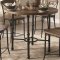 105618 Monticello 5Pc Counter Height Dining Set by Coaster