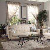 Basenji Sofa 9919BE in Beige by Homelegance w/Options