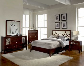 2134 Simpson Bedroom by Homelegance in Cherry w/Options [HEBS-2134 Simpson]