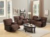 F6775 Motion Sofa in Chocolate Microfiber by Boss w/Options