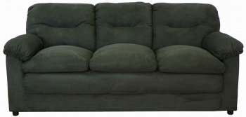 Sage Fabric Modern Loveseat & Sofa Set w/Options [PMS-6300-Thunder]