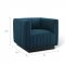 Conjure Accent Chair in Azure Velvet by Modway