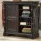 Dark Cherry Finish Traditional Bedroom w/Optional Case Goods