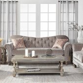 8735 Sofa in Amigo Cocoa Taupe Velvet by Serta Hughes w/Options