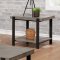 Huckleberry 3Pc Coffee & End Table Set CM4618 in Gray & Black